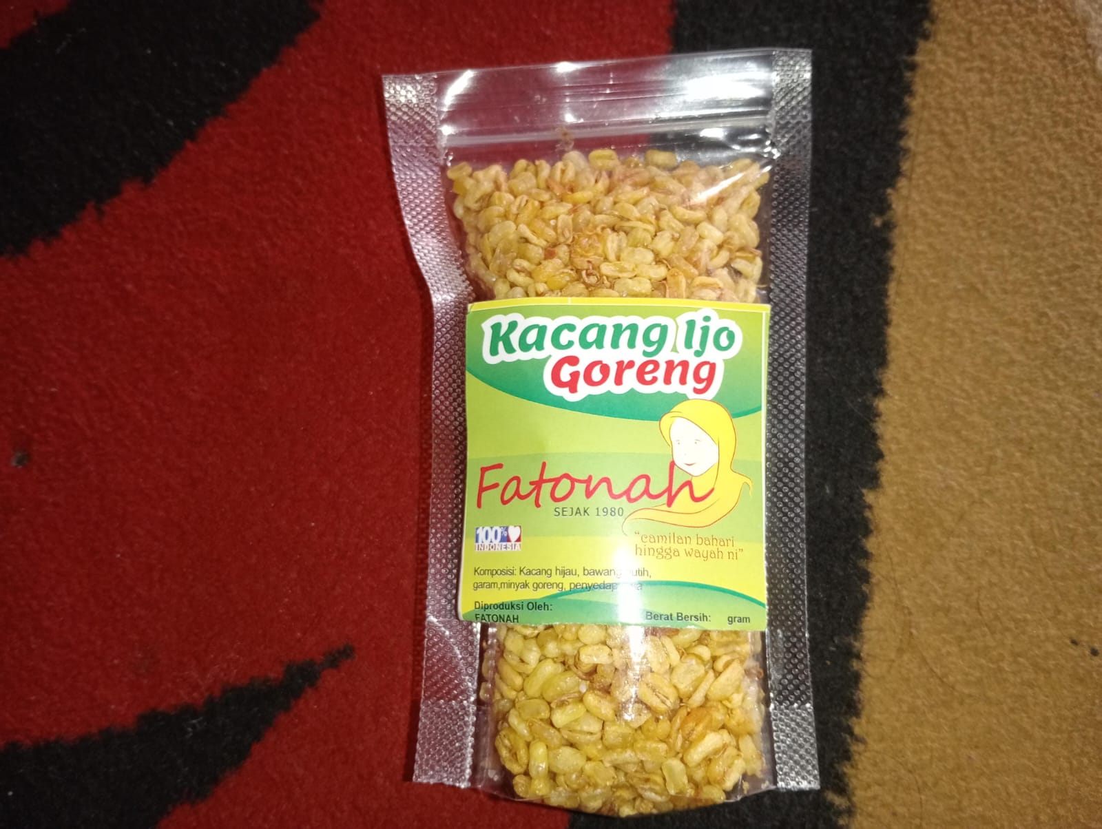 Camilan Legendaris Tenggarong, Kacang Ijo Fatonah